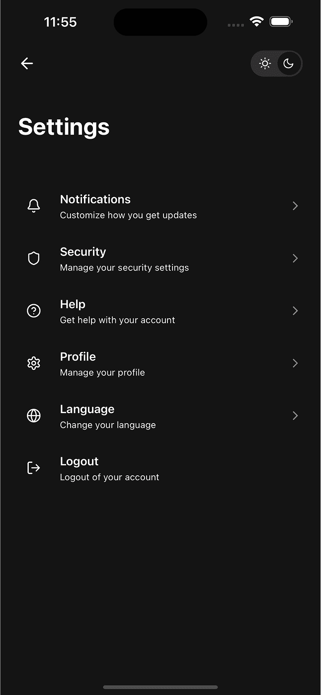 Account Settings