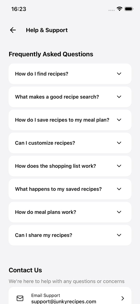 Notification Settings