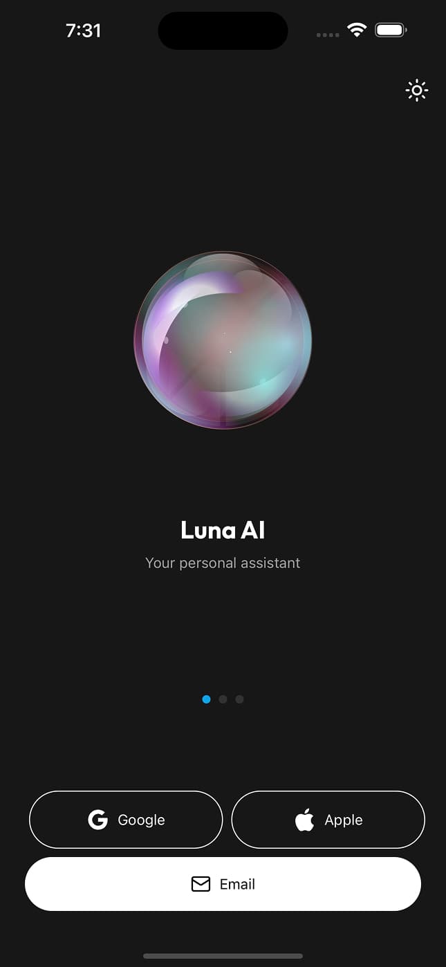 Onboarding Step 1