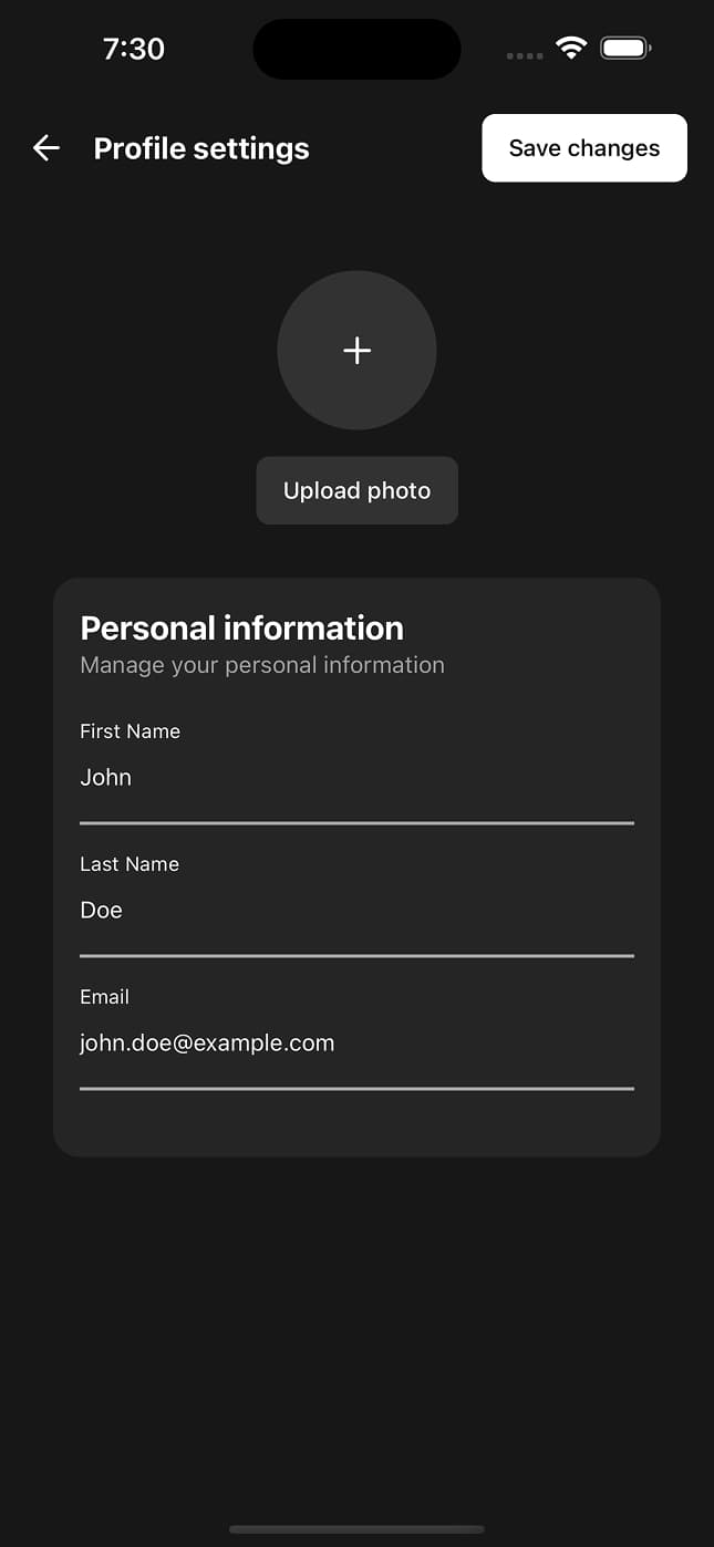 User Preferences
