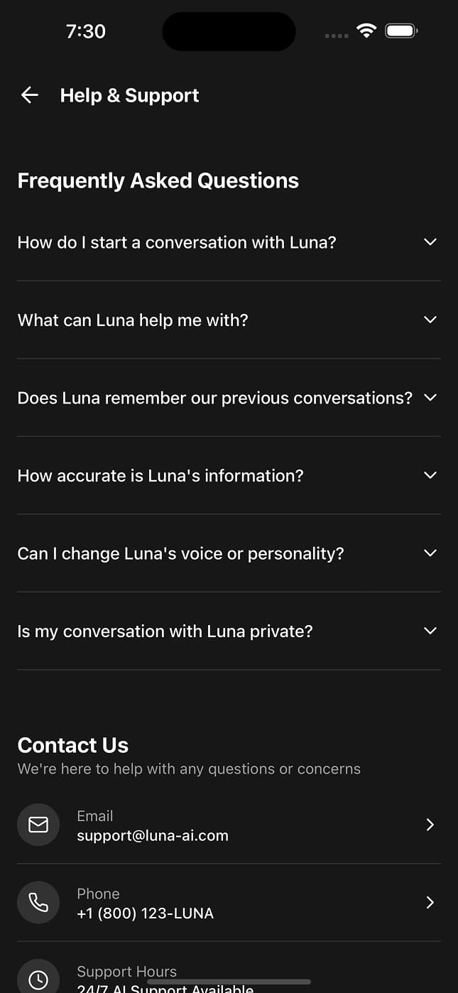 Account Settings