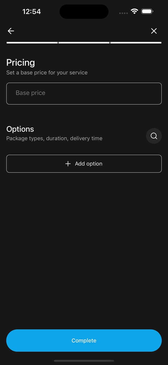 Add Service Step 3