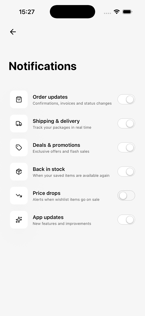 Notification Settings
