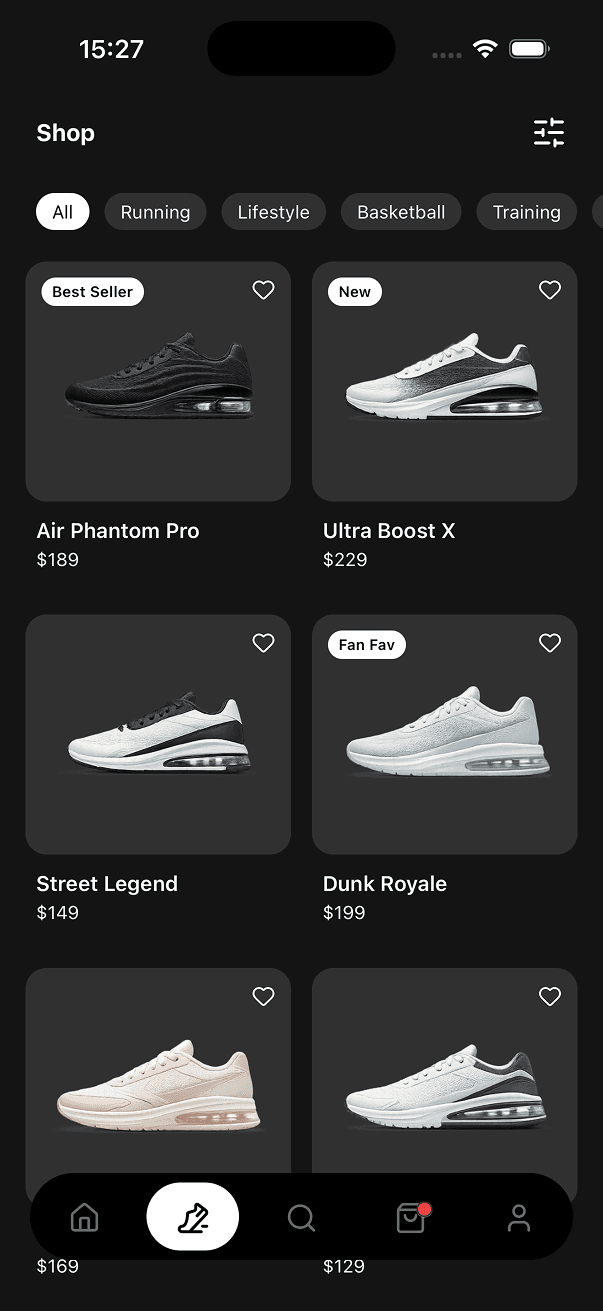 Dark Mode Shop