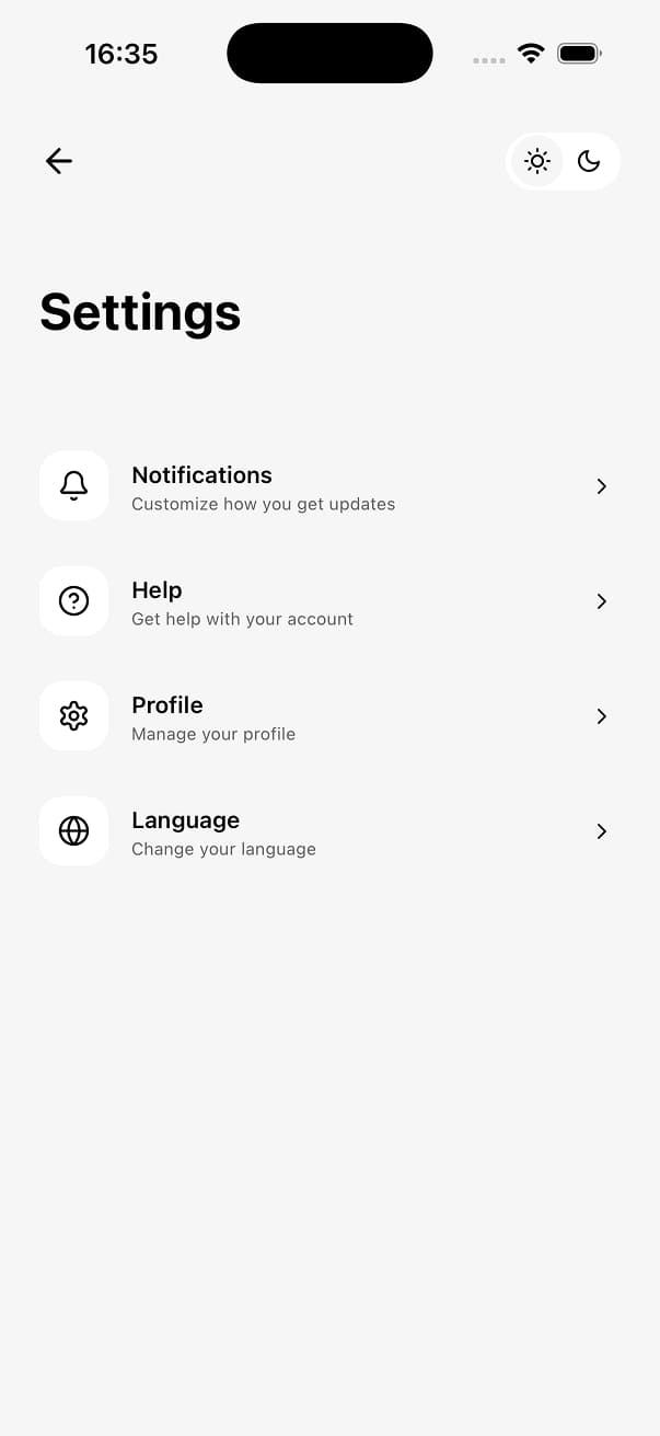 Uniwind Starter Light Screen 12