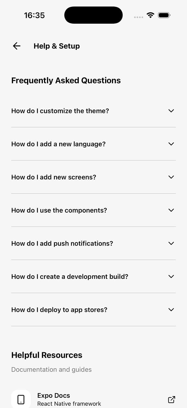 Uniwind Starter Light Screen 14