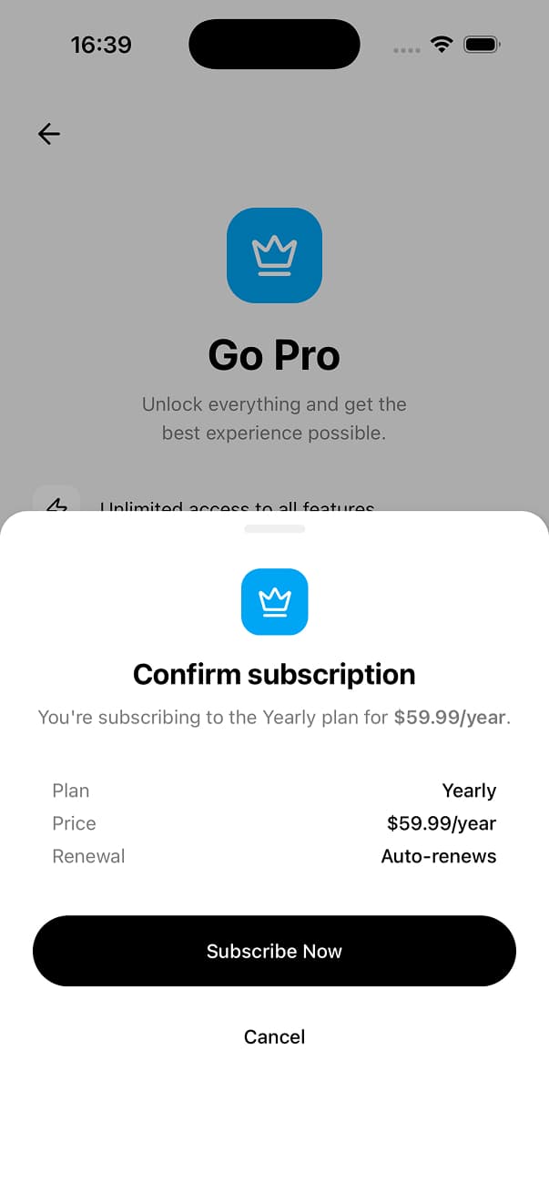 Uniwind Starter Light Screen 7