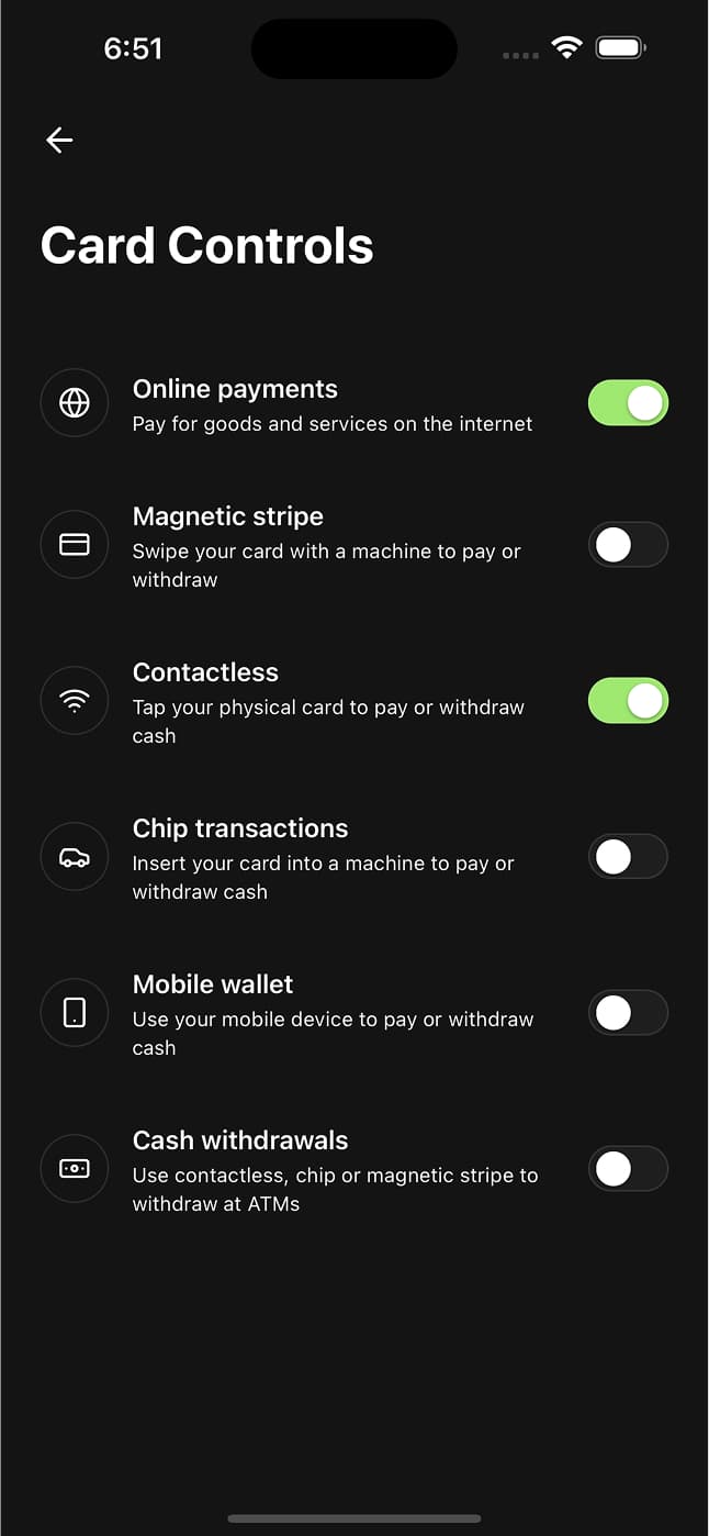 Security Settings