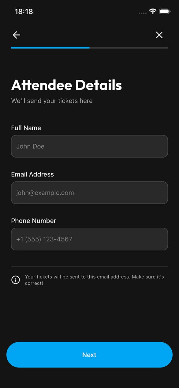 Booking Confirmation