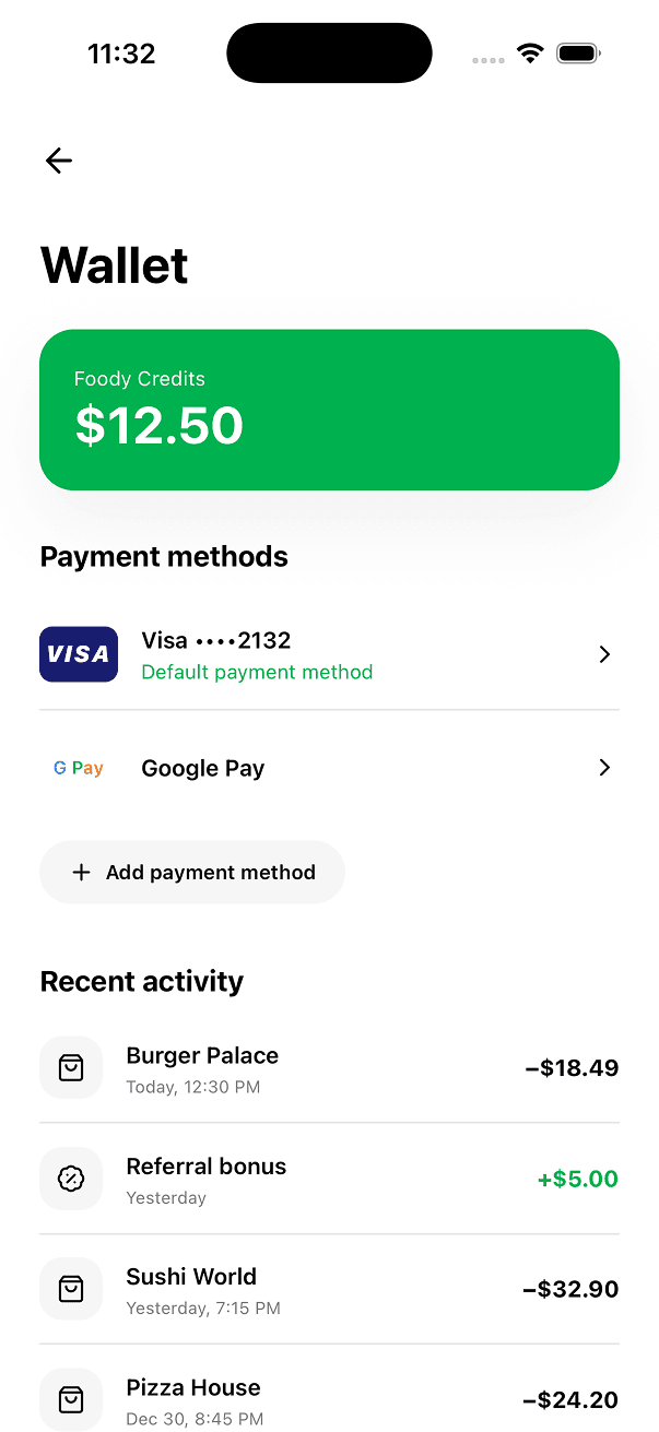 Payment Methods