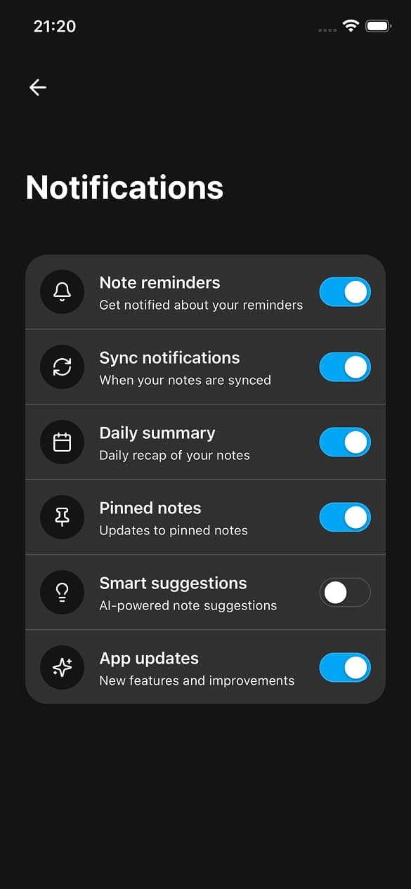 Fronty Dark Screen 4