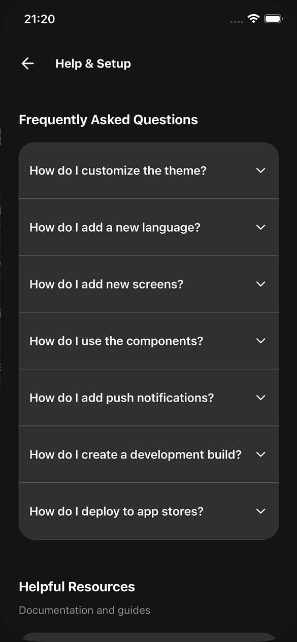 Fronty Dark Screen 5