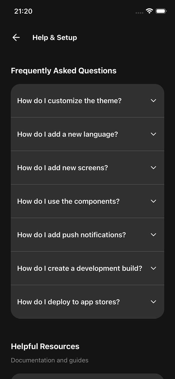 Fronty Dark Screen 8