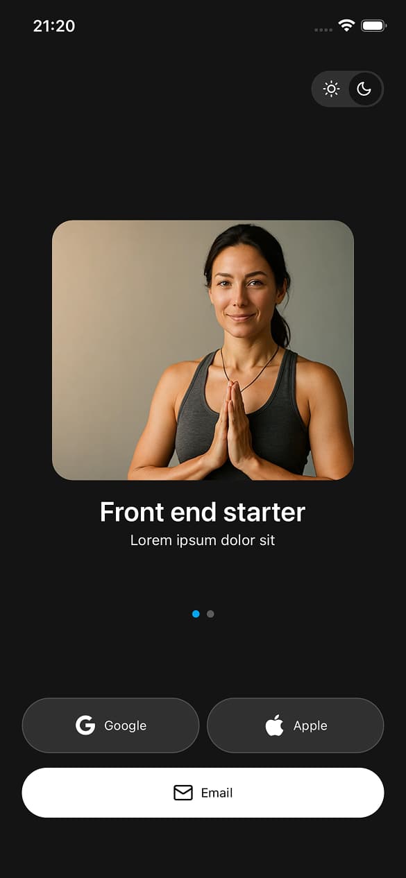 Fronty Dark Screen 9