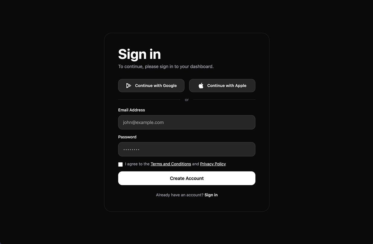 Charts Dark Mode